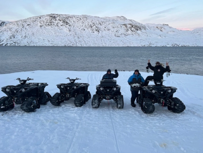 ATV transportation while hunting in Greenland